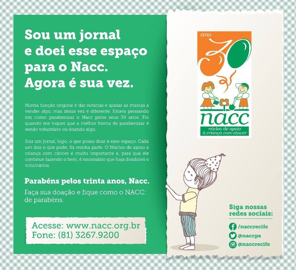 Anúncio para jornal